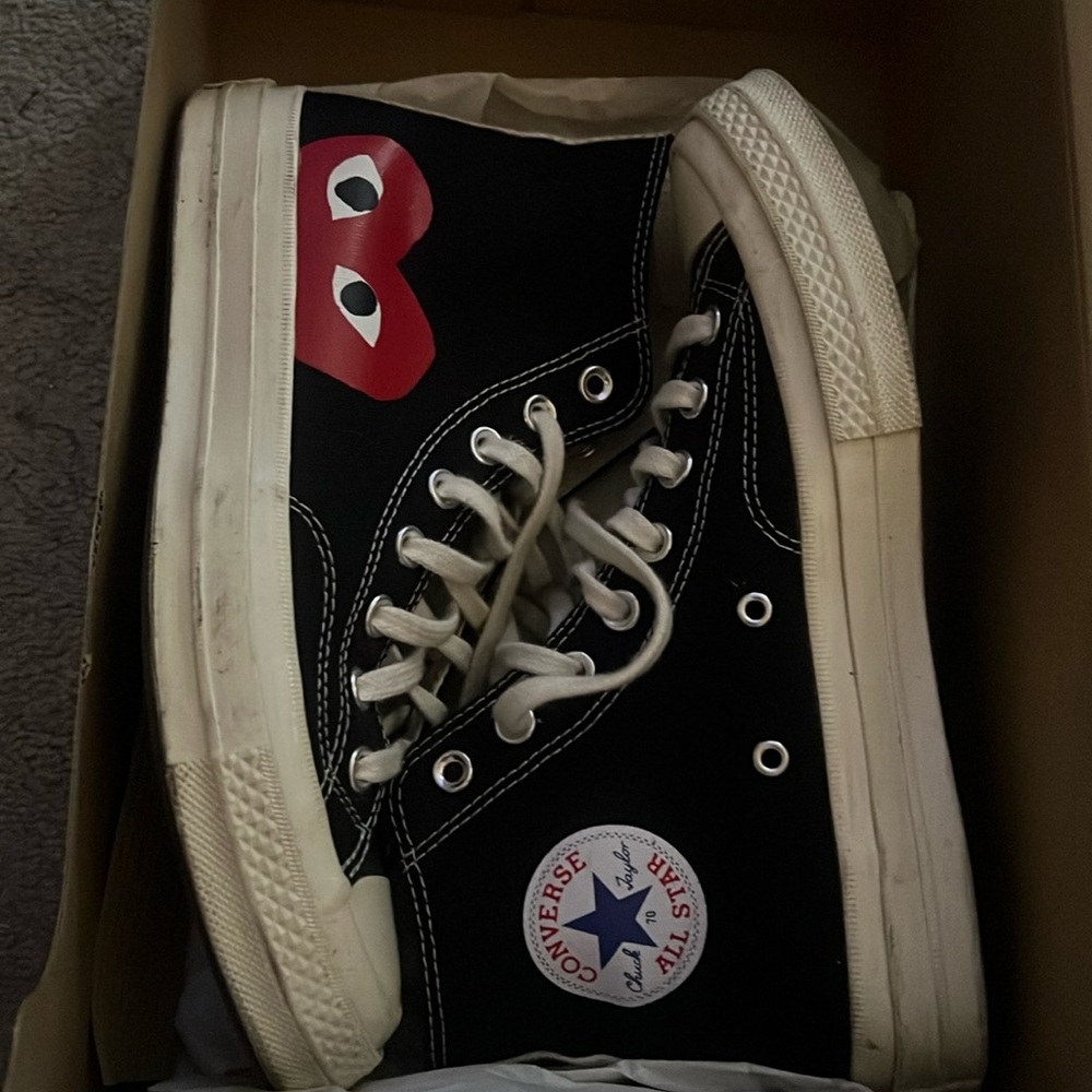 High top comme des garçons sneakers